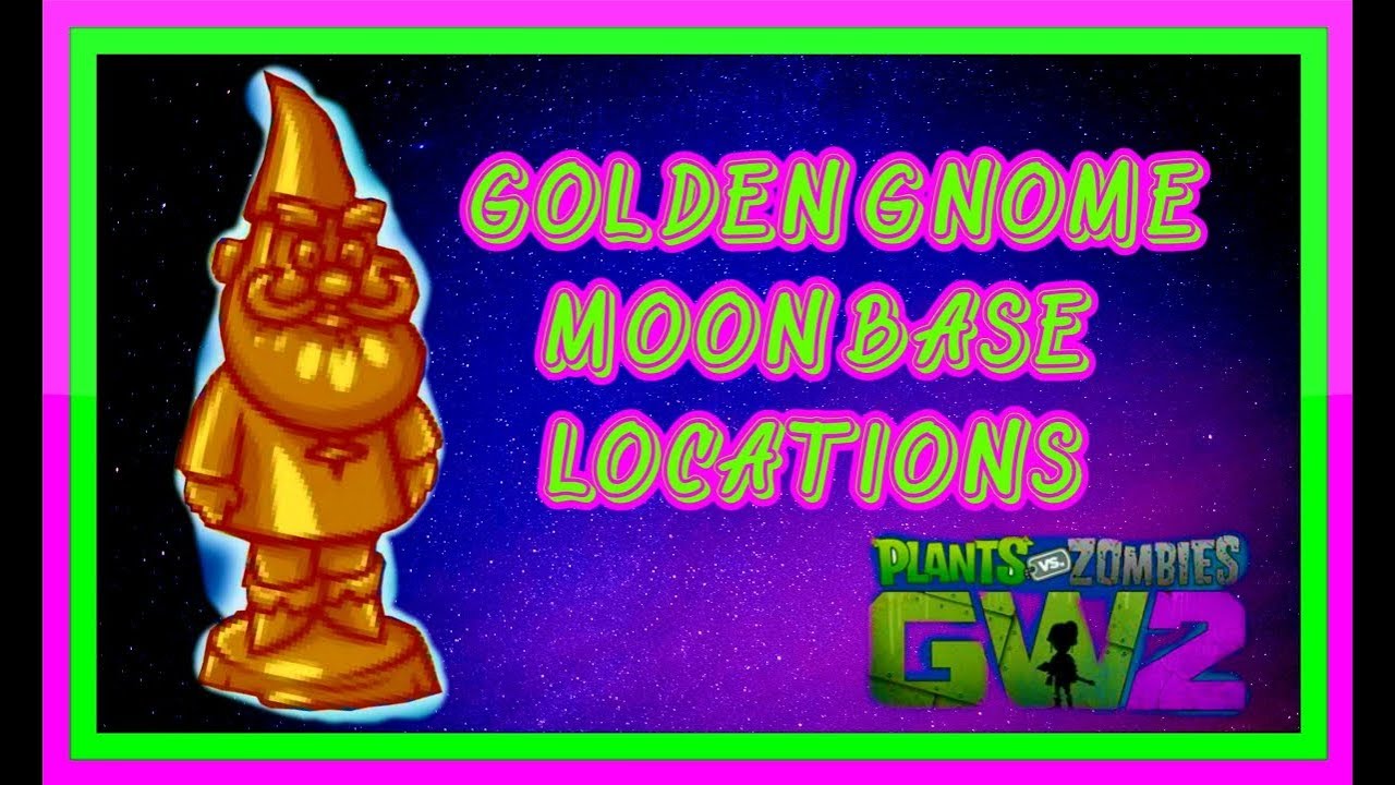 Лунная база золотых гномов! Plants vs Zombies Garden Warfare 2!
