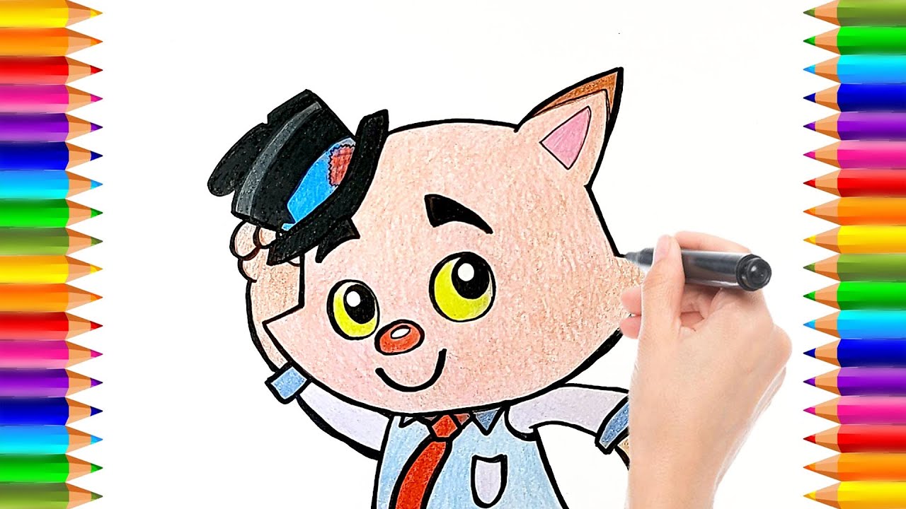 Dibuja y Colorea al Señor Don Gato  de Michiguau - El Reino Infantil | Dibujos para niños