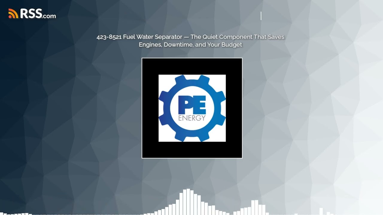 423-8521 Fuel Water Separator — The Quiet Component That Saves Engines, Downtime, and Your...