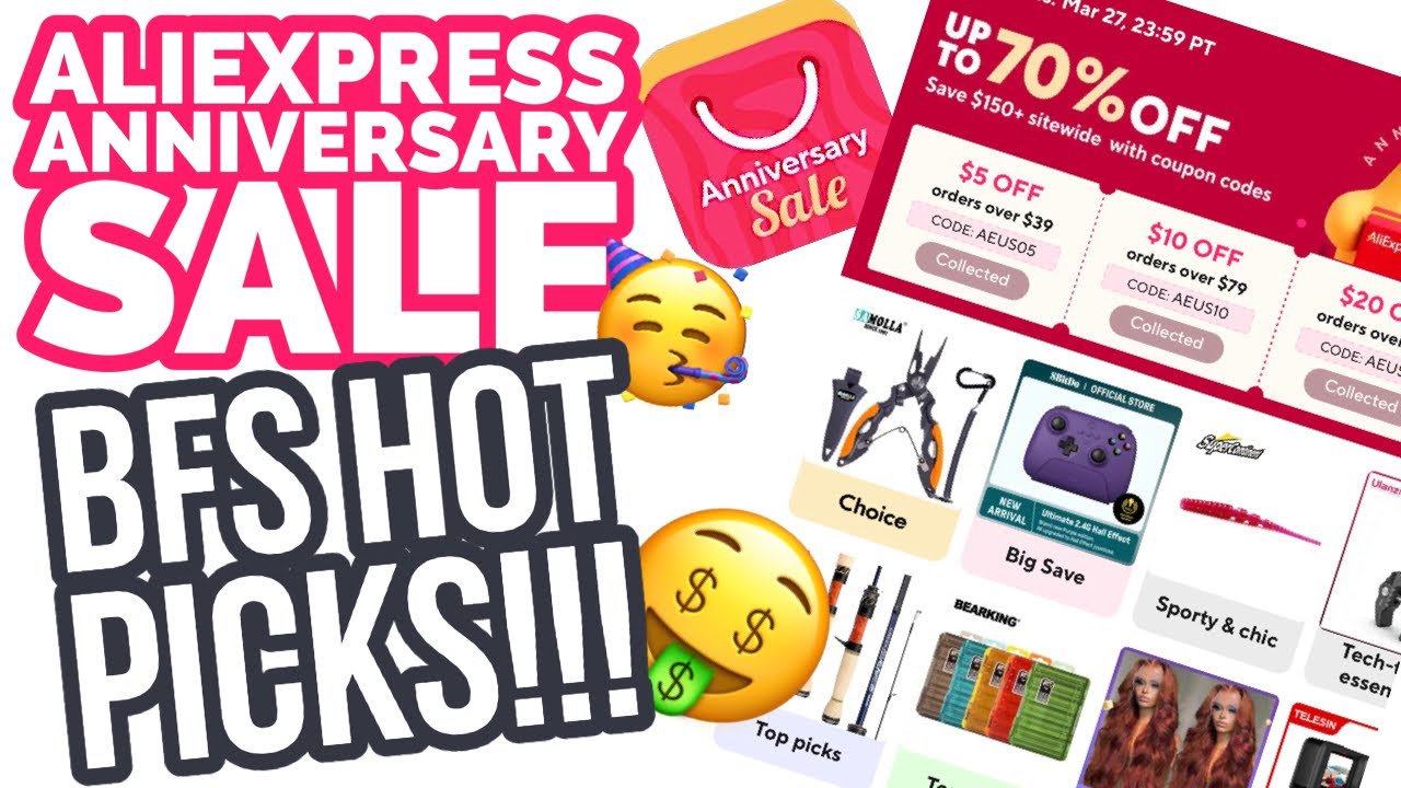 🤑HOT BFS PICKS!!!🤩ALIEXPRESS ANNIVERSARY SALE!!!
