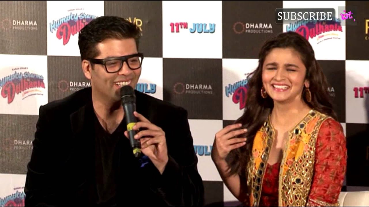 Varun Dhawan, Alia Bhatt, Karan Johar attend 'Humpty Sharma Ki Dulhania' trailer launch | Part 3
