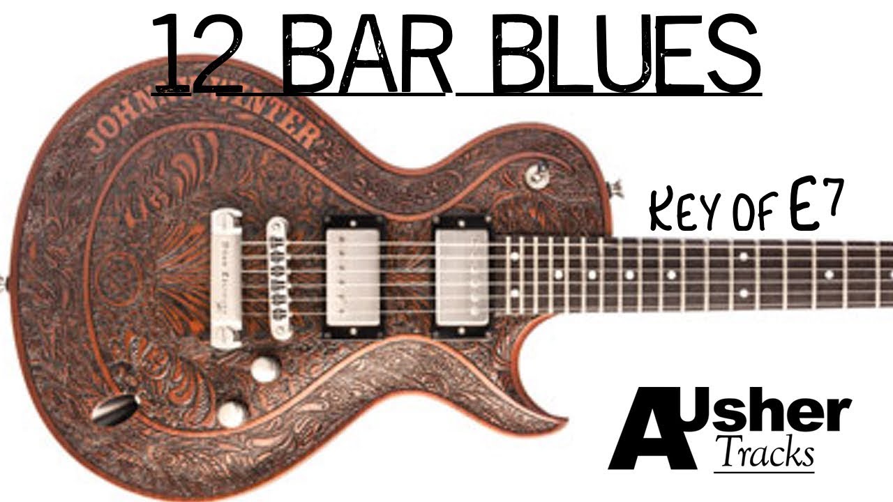 12 Bar Blues Shuffle | Guitar Jam Track in E