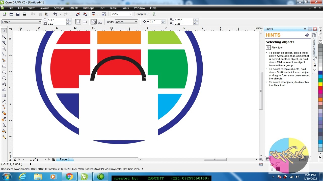advance tutorial 3corel