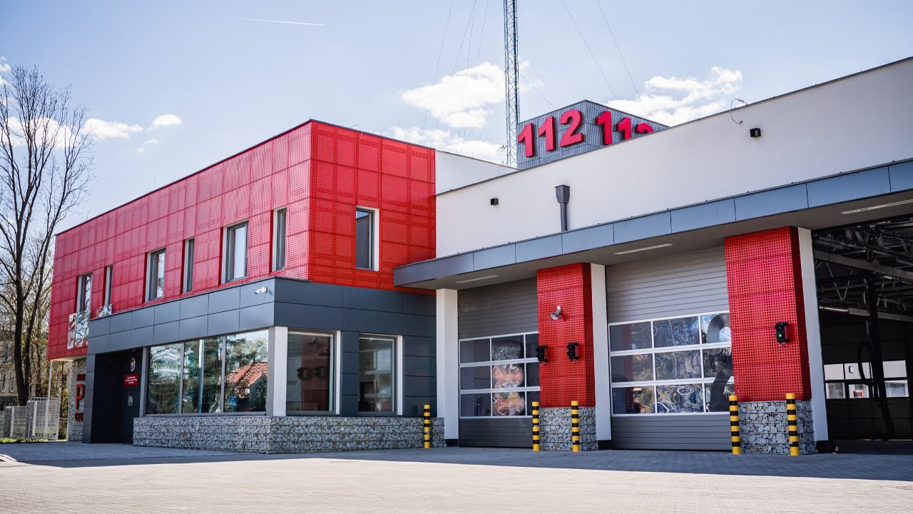 Straż Pożarna Legionowo - Nowy budynek komendy