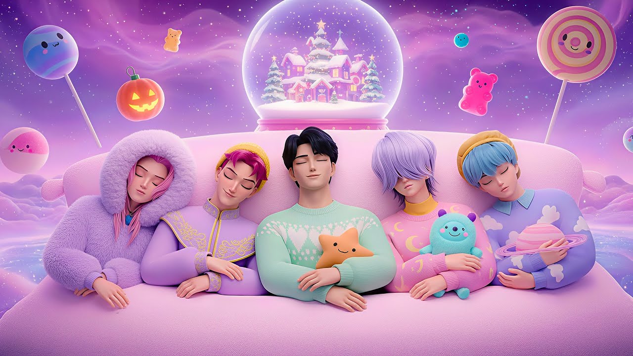 Winter Serenity ❄️ | Relaxing Sleep Therapy with Saja Boys for Mind & Soul Healing 🌙