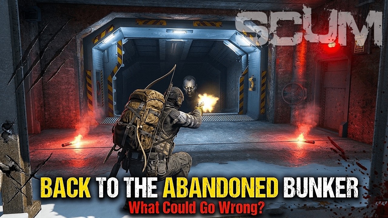 Back Into The Abandoned Bunker - What Could Go Wrong? - SCUM Survival S1 E13 Epic 4K - No Commentary