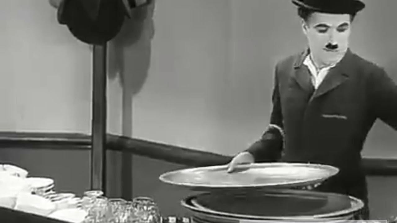 Charlie Chaplin - In Restaurant funny - Can't stop laughing