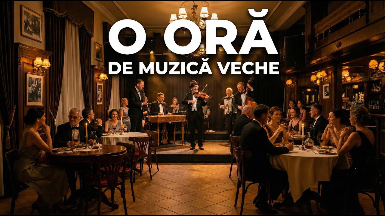 Muzică Veche Instrumentală – Jazz Lăutăresc de Cafenea pentru Relaxare (1 Oră)