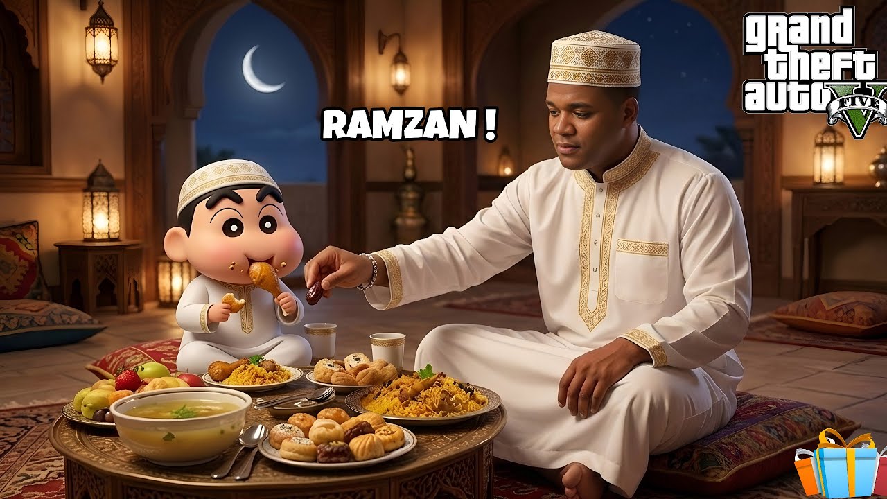 Franklin & Shinchan’s First Ramzan Celebration in GTA 5! 🌙✨