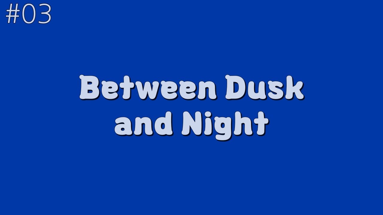 Between Dusk and Night | Flow-based Original BGM