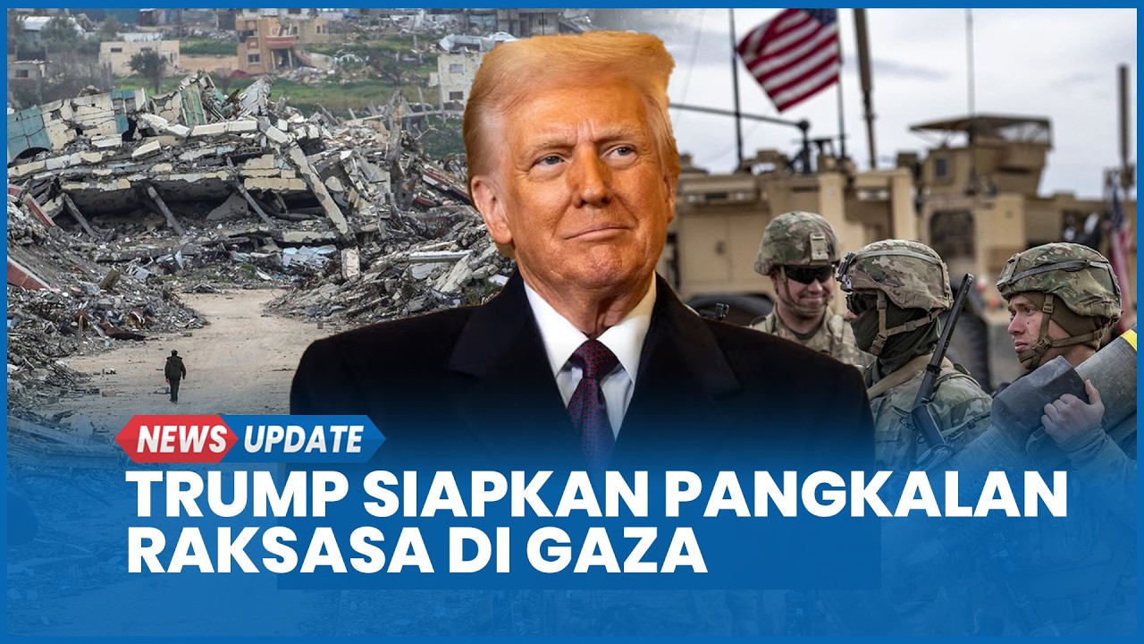 Trump Rencanakan Pangkalan Militer Raksasa di Gaza: 26 Menara Lapis Baja dan Bunker Bawah Tanah