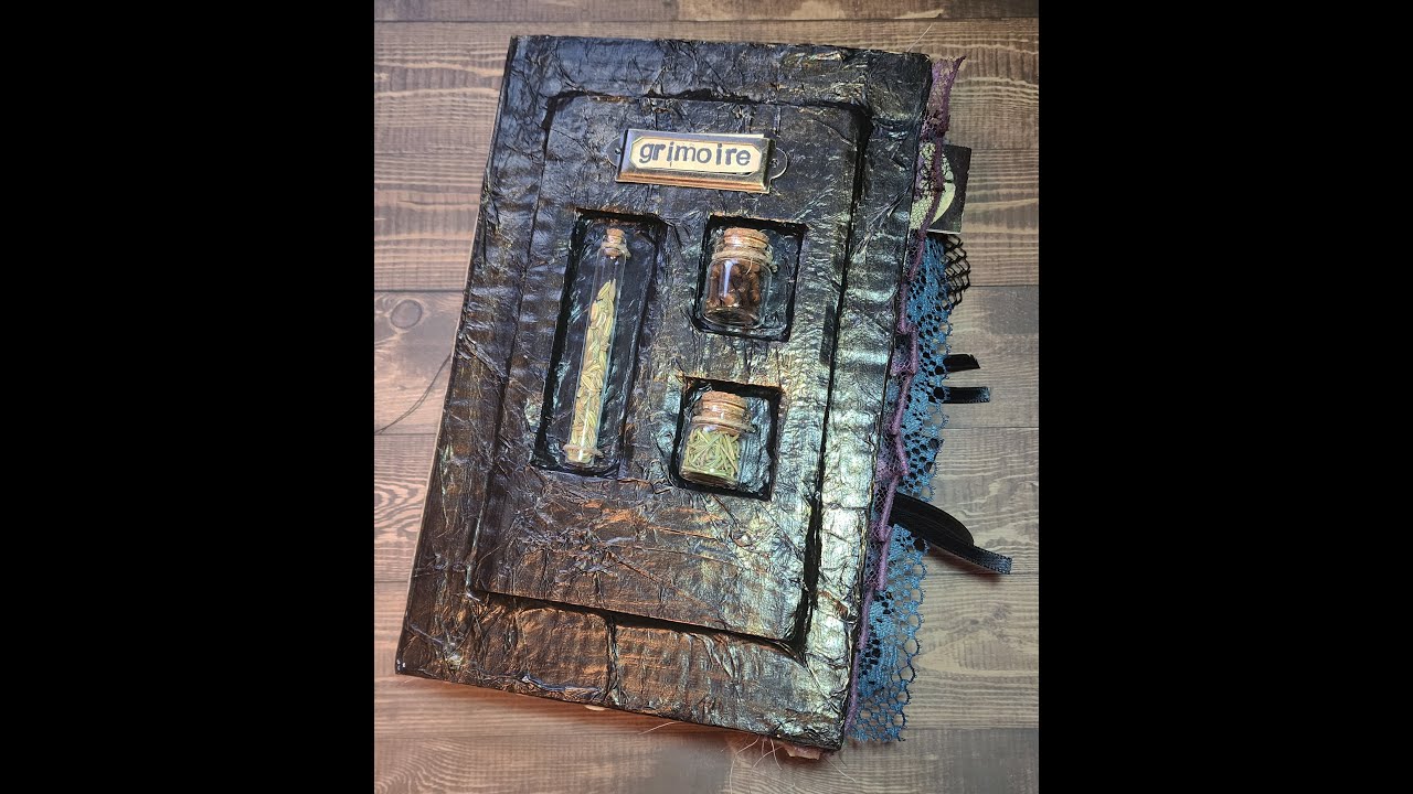 Witches Grimoire Junk Journal Flip Through (SOLD)