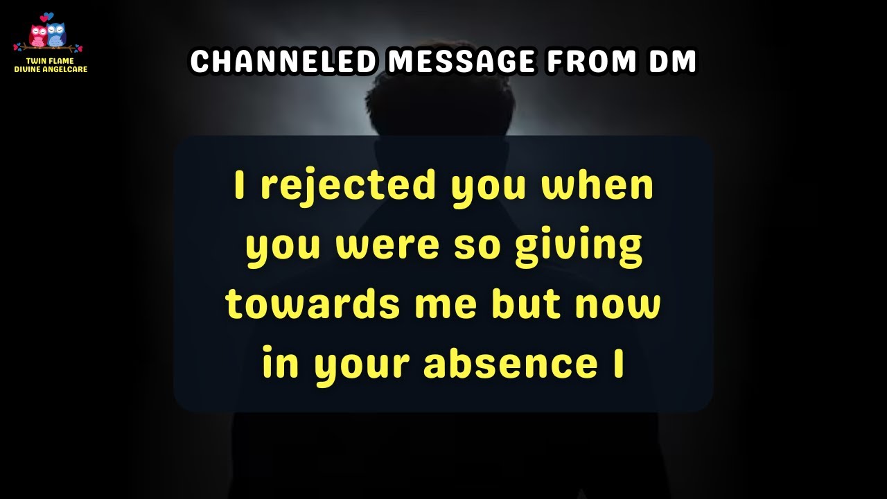 DM TO DF 🛑 Channeled Message From DM | I rejected you #dmtodftoday