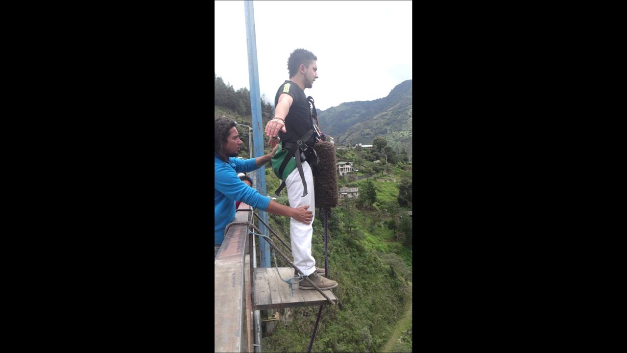 Bungee jumpey accidente brutal