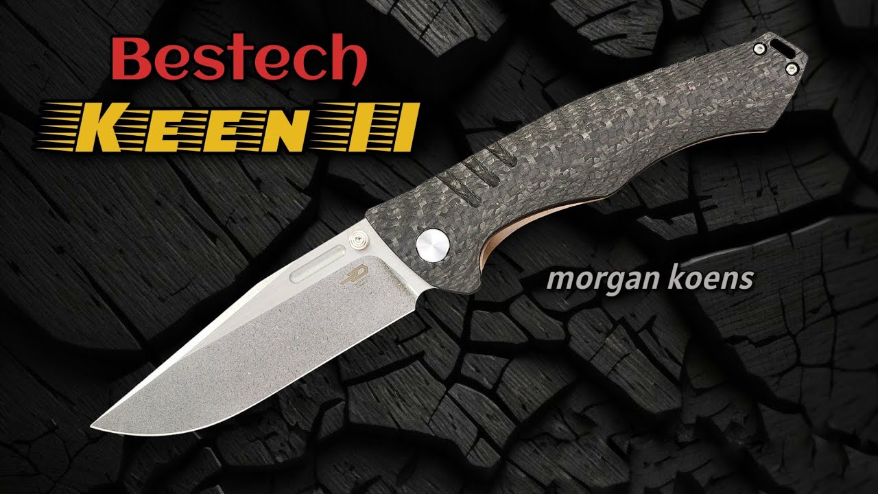 NEW Knife Design!  Bestech Keen II - Morgan Koens Design! *BIG*