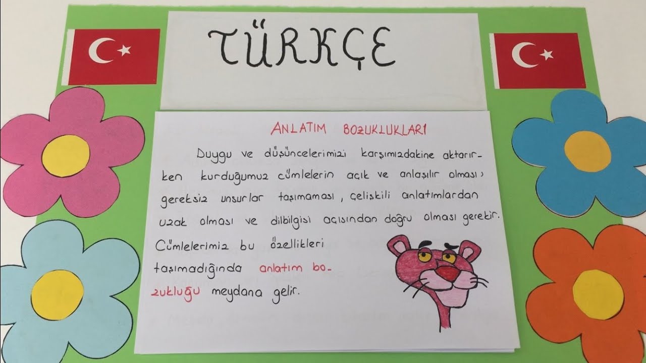 4. ve 5. Sınıf ANLATIM BOZUKLUKLARI  ( DİKKAT ❗️ÜNİVERSİTE SINAVLARINDA DA ÇIKAR)