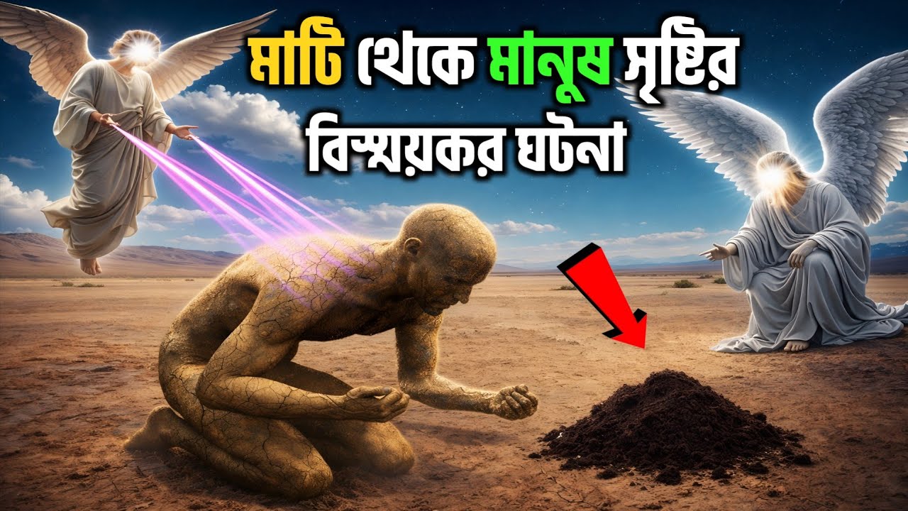 মানুষ সৃষ্টির রহস্য || আদম (আঃ) এর সৃষ্টির বিস্ময়কর ঘটনা || Story Of Adam AS