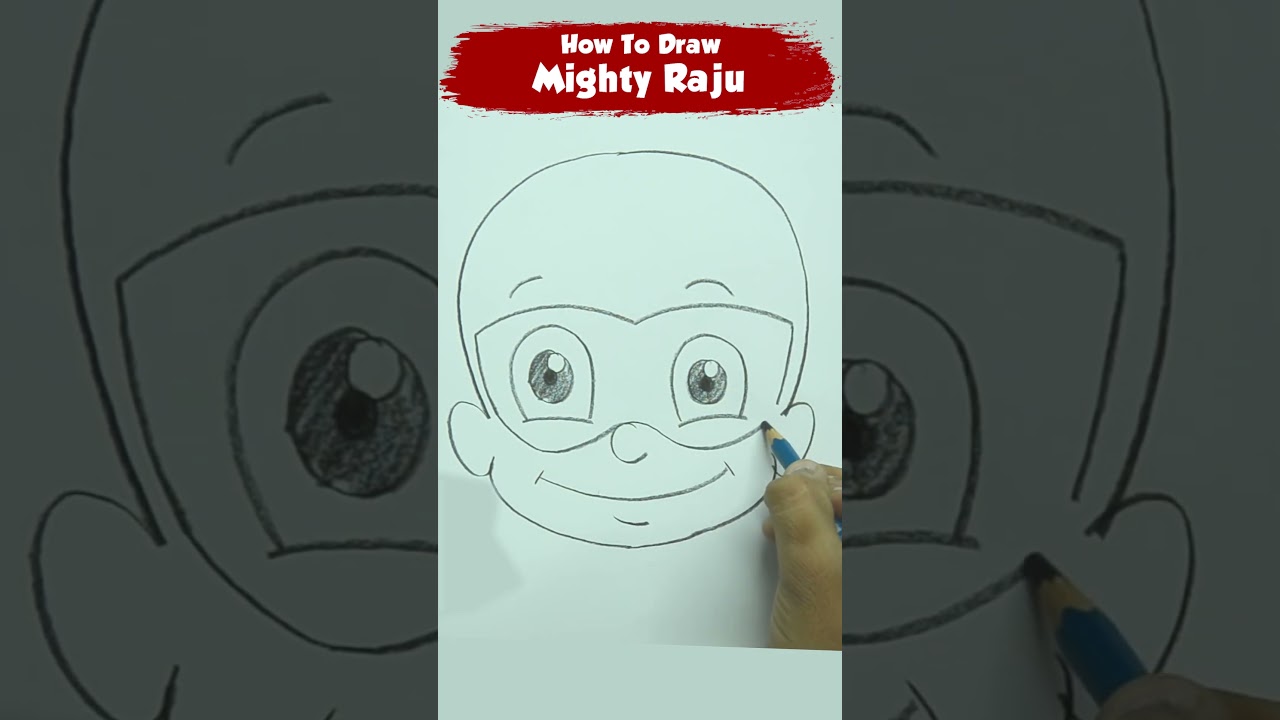 How to draw Mighty Raju #SuperHero