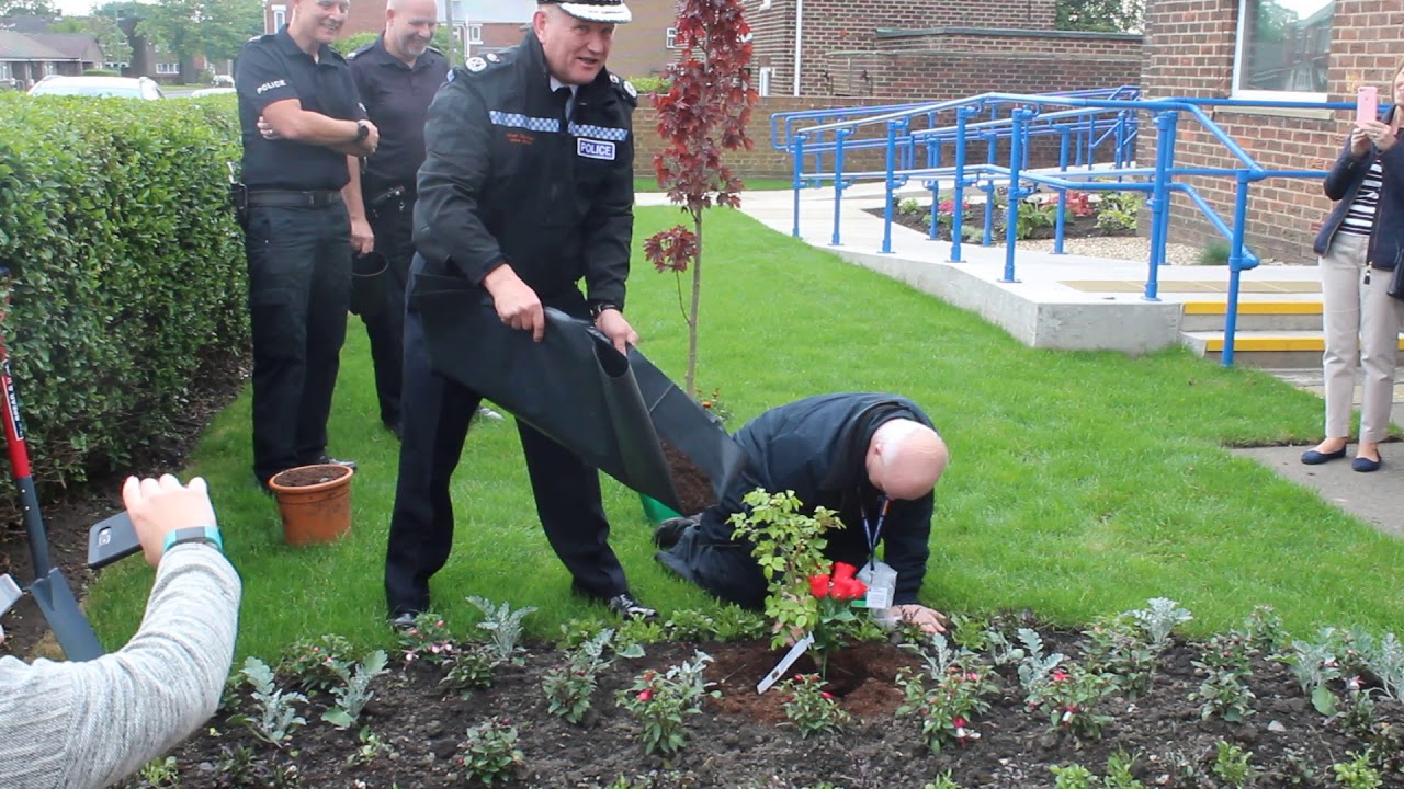 The official opening of Sherburn Road Police Station