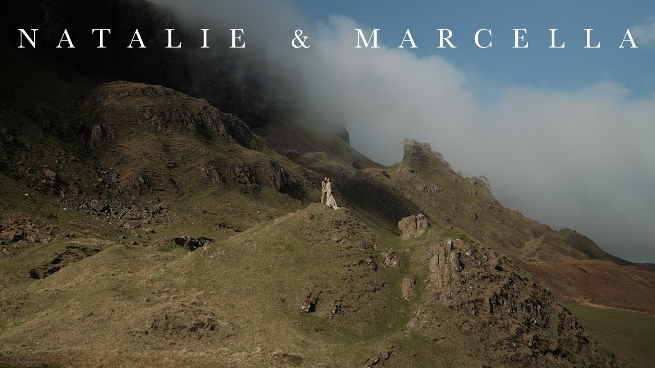 Romantic Elopement in Skye's Epic Quiraing | U.S. Couple&rsquo;s Dream Wedding in Scotland