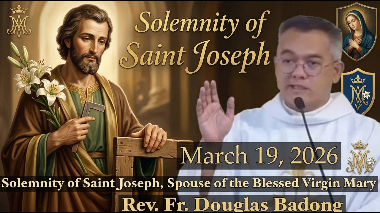 Quiapo Church Live Mass Today | March 19, 2026 | Rev. Fr. Douglas Badong