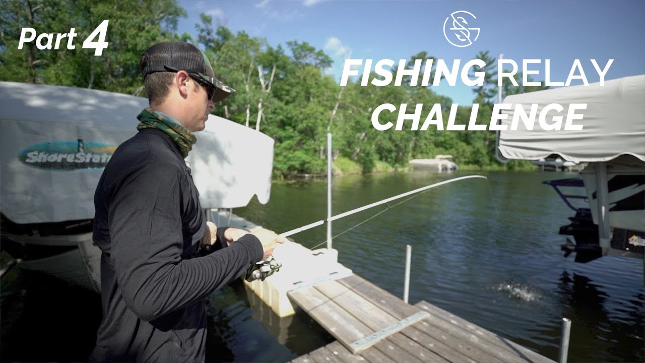 Boat dock LOADED with FISH! (Relay Challenge part 4)