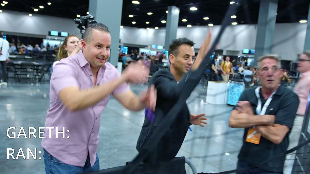 Throw Back Thursday: Gareth and Ran Having A Friendly B-Ball Shooting Competition at BTC Miami 2023!
