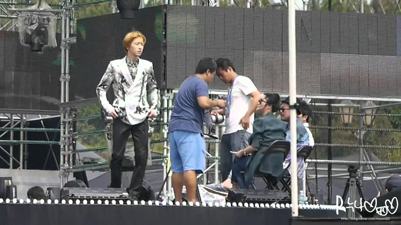 120908 EXO-K 찬열 - 제주 nature+ 콘서트 환경패션쇼 리허설