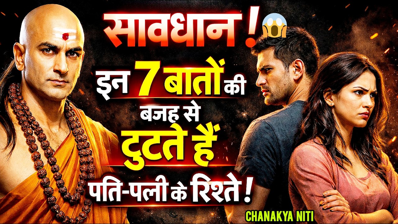 सावधान !पति-पत्नी अगर ये 7 बातें छिपाते हैं तो रिश्ता  टूटना तय है !|Chanakya Niti | #gyanodayspeaks