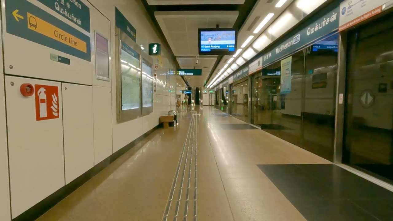 Singapore MRT ride from Macpherson to Chinatown train station