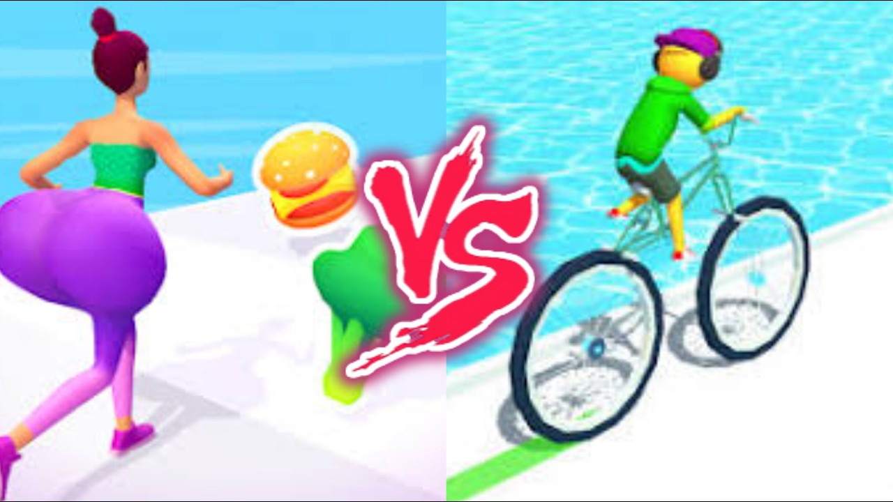 Belly Body Run VS Big Bike- All Levels SpeedRun Gameplay Android iOS Ep1