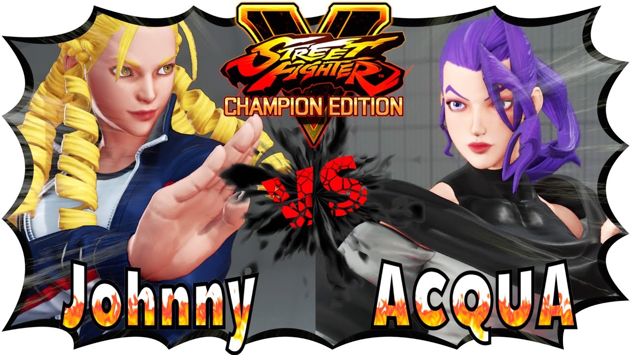 [SFV CE] Johnny(Karin) vs ACQUA(Rose) [Street Fighter 5 Champion Edition]