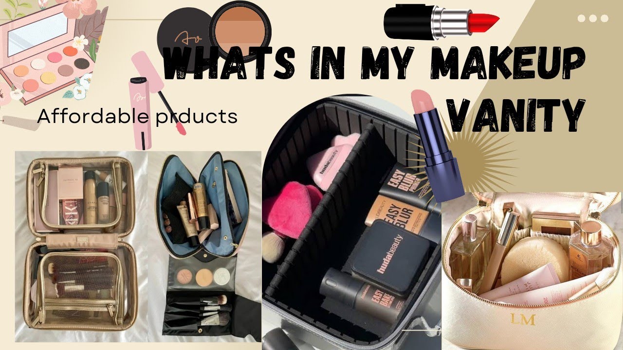 What’s in my makeup bag |affordable makeup products for beginners 