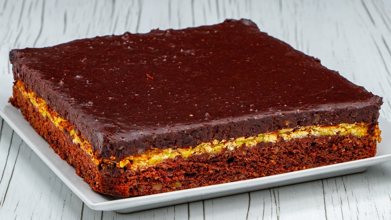 Vansinnigt god valnötstårta med choklad - blir perfekt varje gång jag bakar den  Smarrig.tv