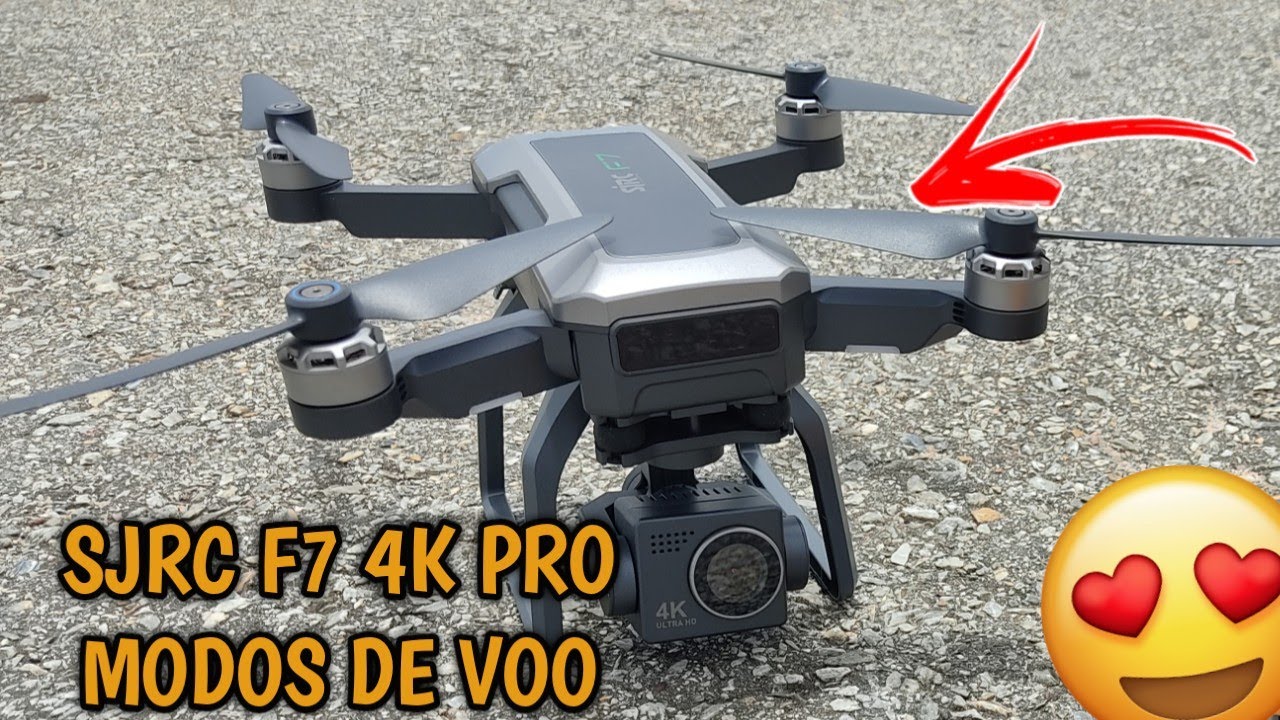 SJRC F7 4K PRO MODOS DE VOO TUTORIAL COMPLETO