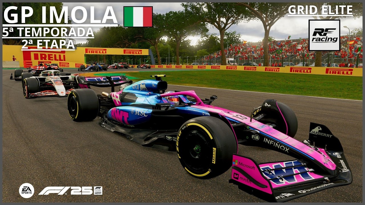 GP IMOLA - F1 25 | COLECIONANDO PUNIÇÕES... | Grid Elite 2ª Etapa 5ª Temporada