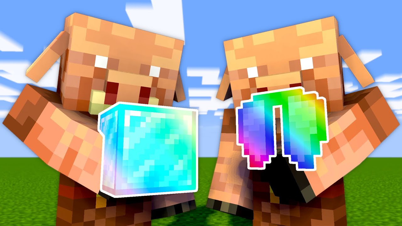 Minecraft Manhunt, But PIGLIN TRADES Are OP...