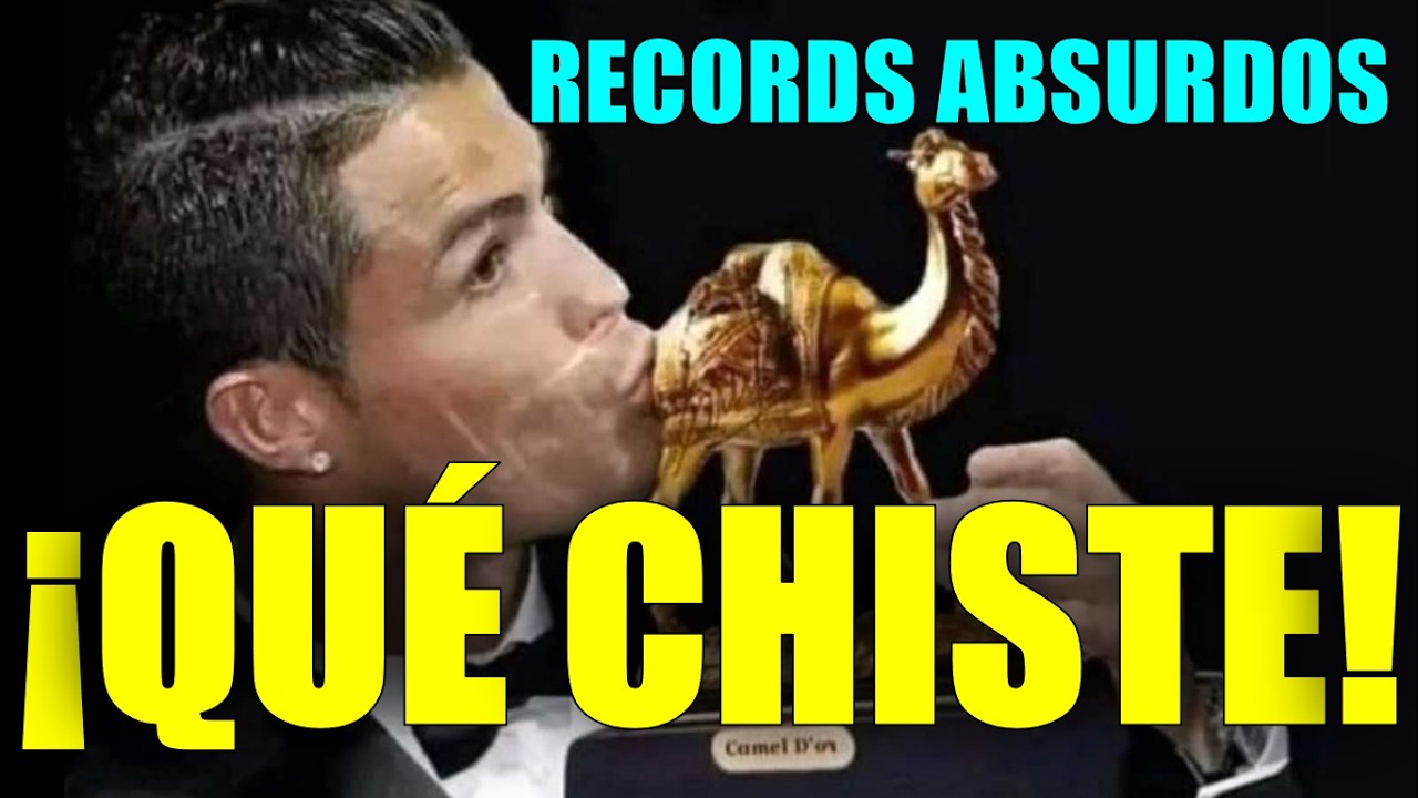 LOS RIDÍCULOS RECORDS DE CR7 QUE LOS BICHOLOVERS EXALTAN 🤯 ES PARA REIRSE 😂