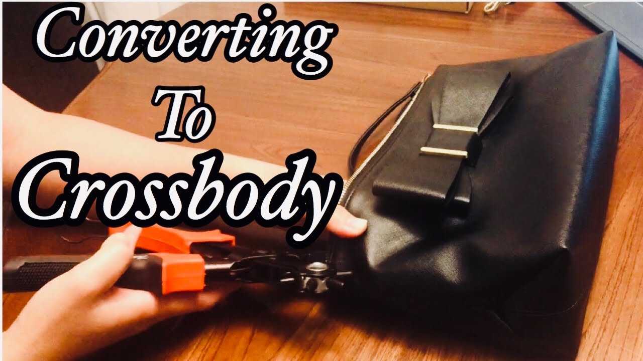 How to Convert Clutch to Crossbody Bag / Easy and Cheap Way /Pouch / Clutch