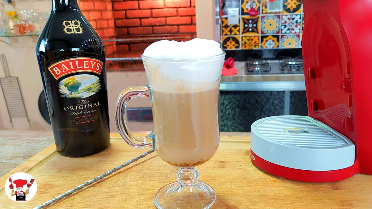 Drink Irish Coffee com Baileys Fácil de Fazer Rápido