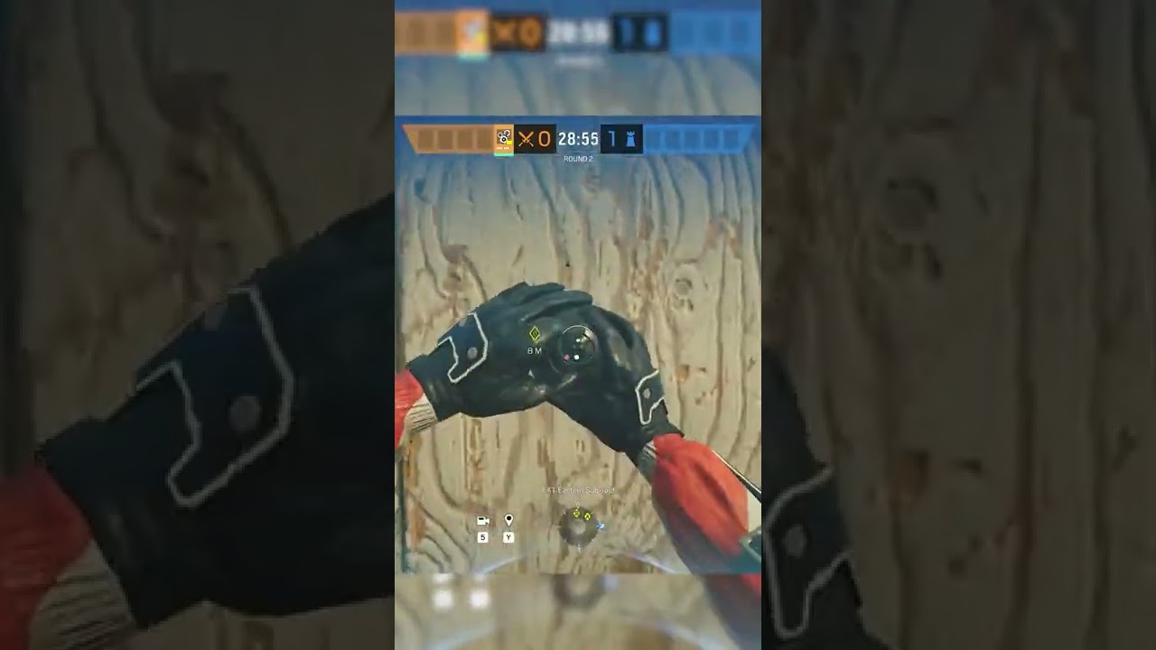 Pro Ying Trick Through The Wall in R6! #shorts