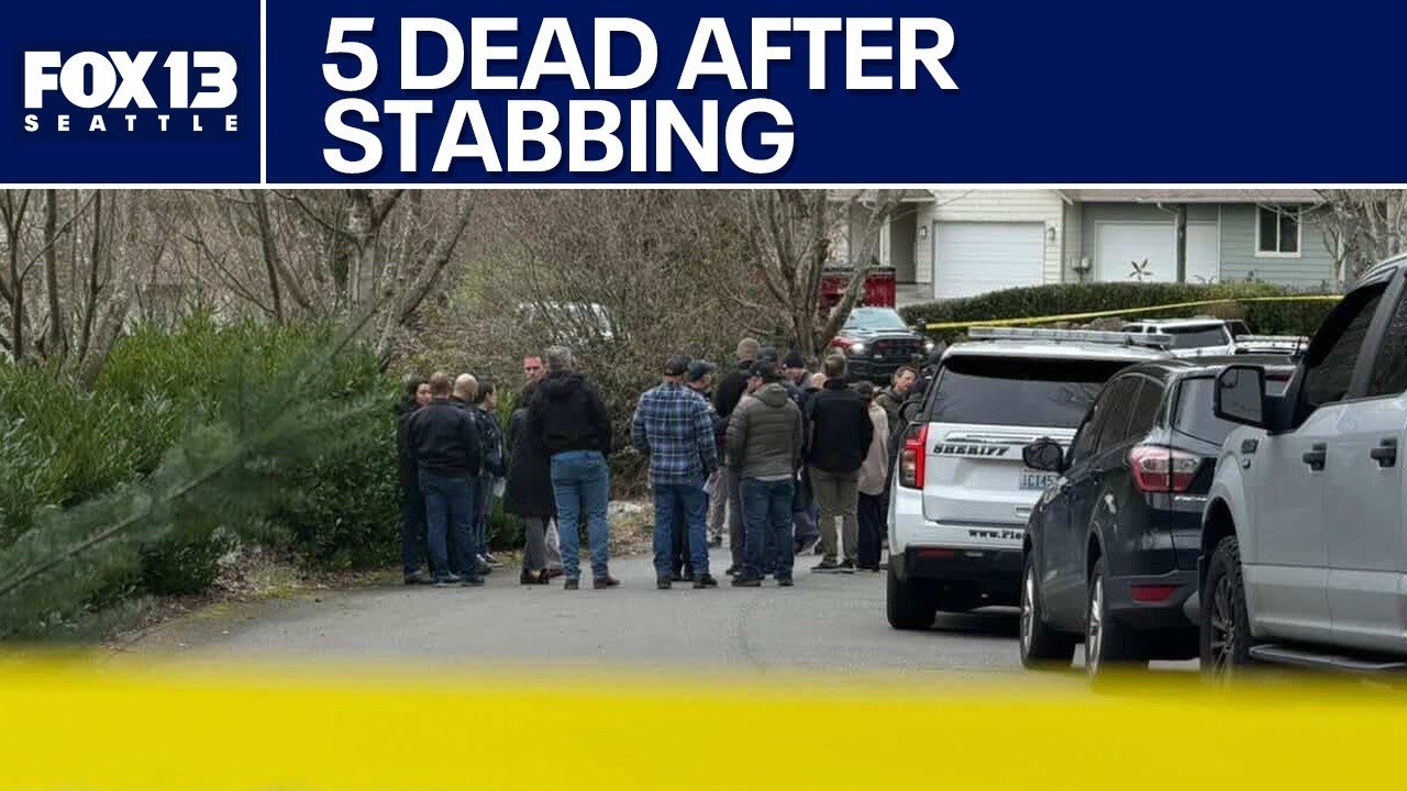 4 victims dead, 1 suspect dead after stabbing, police shooting at Pierce County, WA home