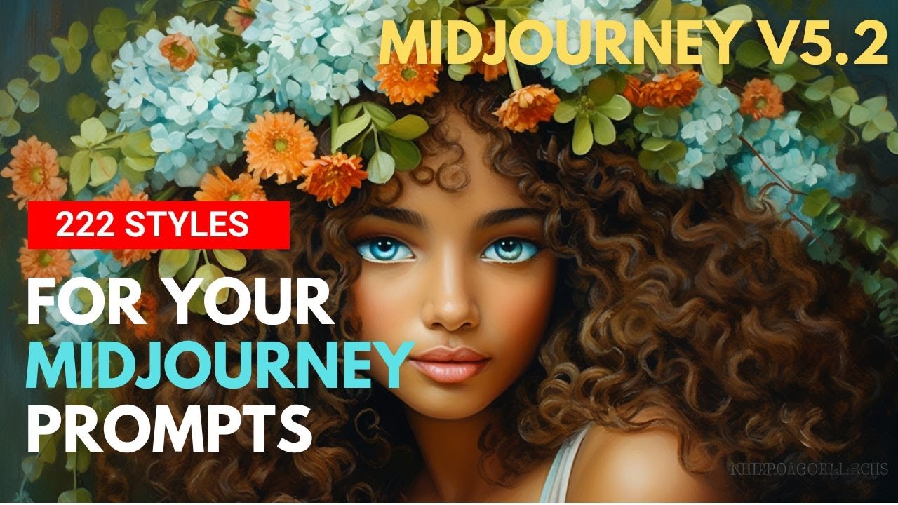 222 styles for your Midjourney prompts (Midjourney v5.2)
