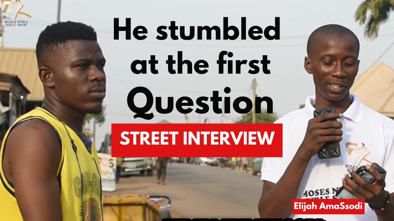 Can He Get the 3rd One? 😱 Gen Z Bible Challenge on the Street! | Moses Nyiku Bible Show