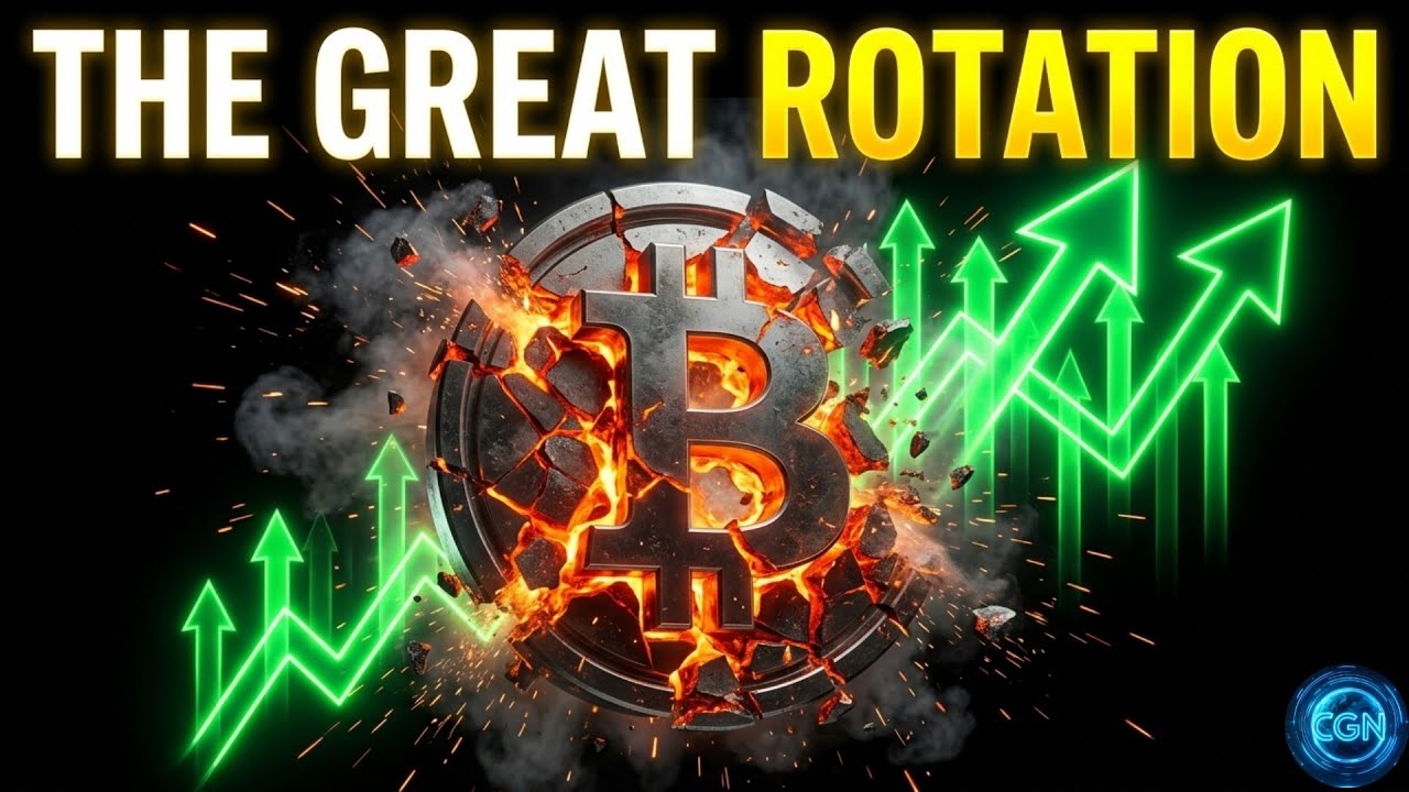 ​🚨 MASSIVE CRYPTO BLEED! BITCOIN CRASHES AS INSTITUTIONS FLEE (THE GREAT ROTATION) 📉🔥