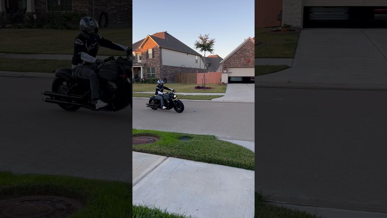 2021 Indian Scout Bobber ABS Sharkroad Slip On Exhaust