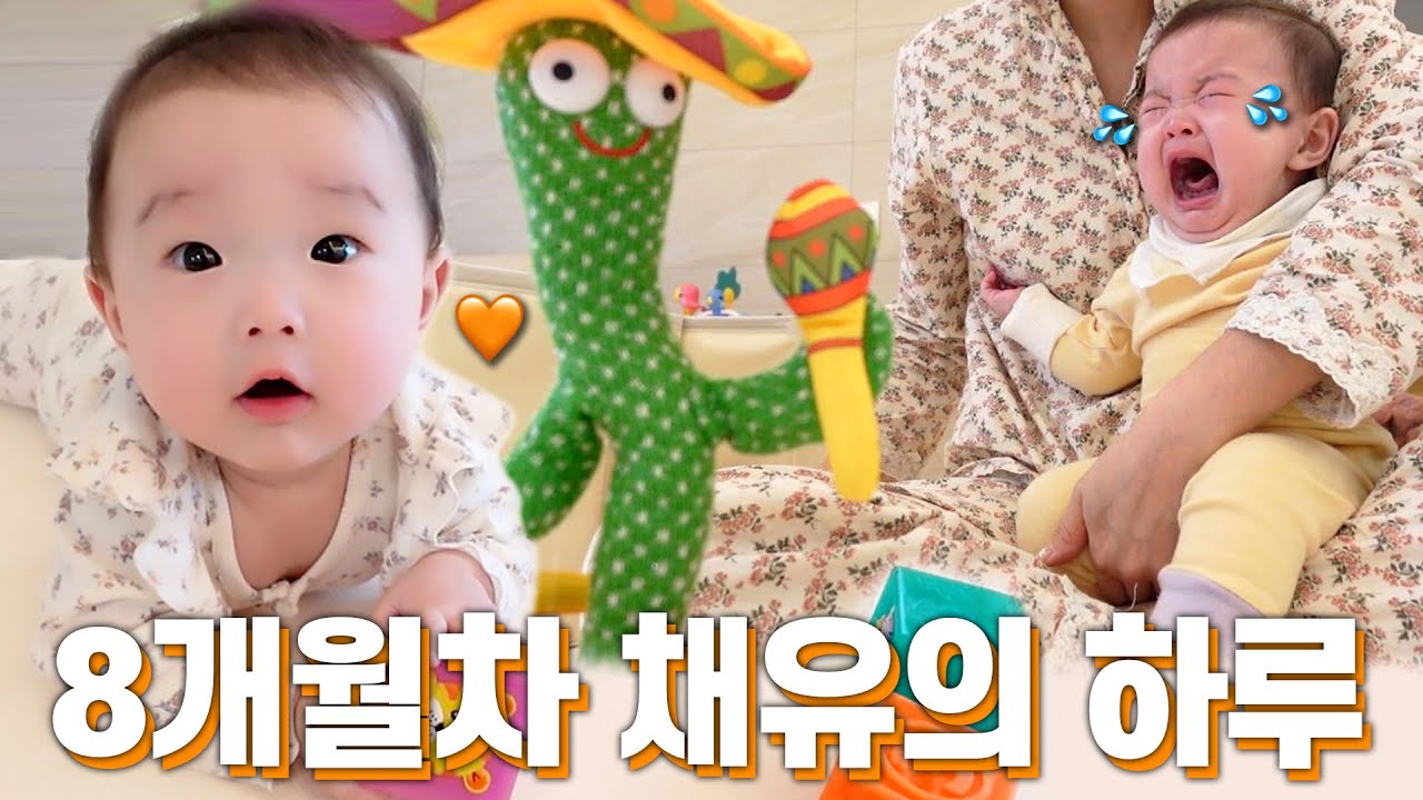 바쁘다바빠 현대사회 8개월 아기🐣