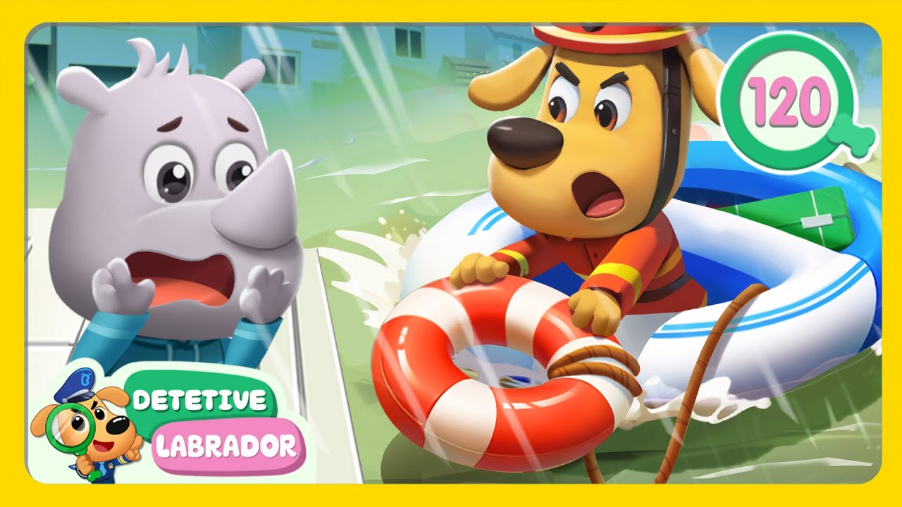 Ruas Inundadas 💧 Desastres Naturales do Detetive Labrador 🎬 2 Horas 🔍 Compilação