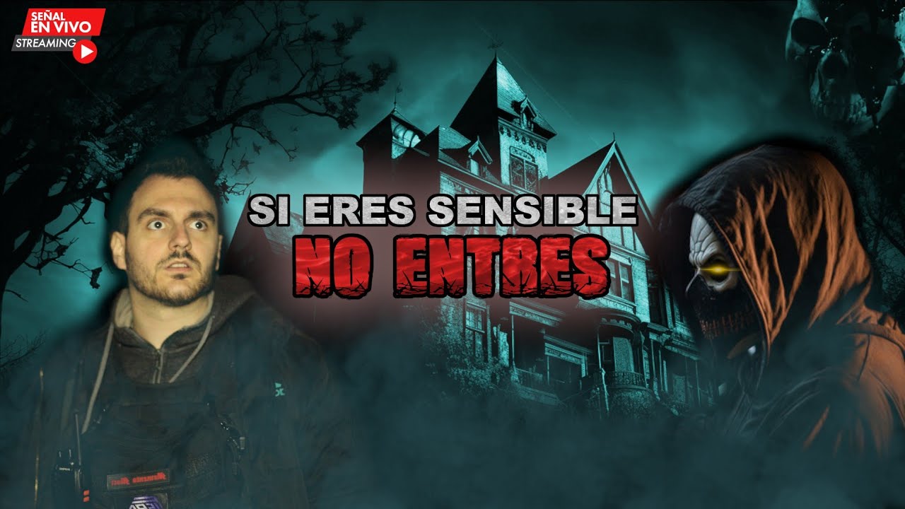 Me meto en la MANSIÓN más ATERRADORA | Investigación PARANORMAL EN VIVO 🔴