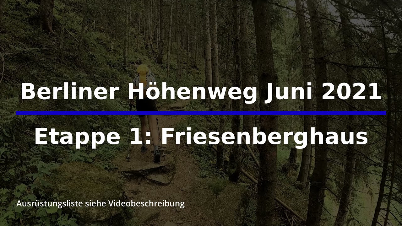 Etappe 1 des Berliner H&ouml;henwegs - Von Finkenberg zum Friesenberghaus 2.498m